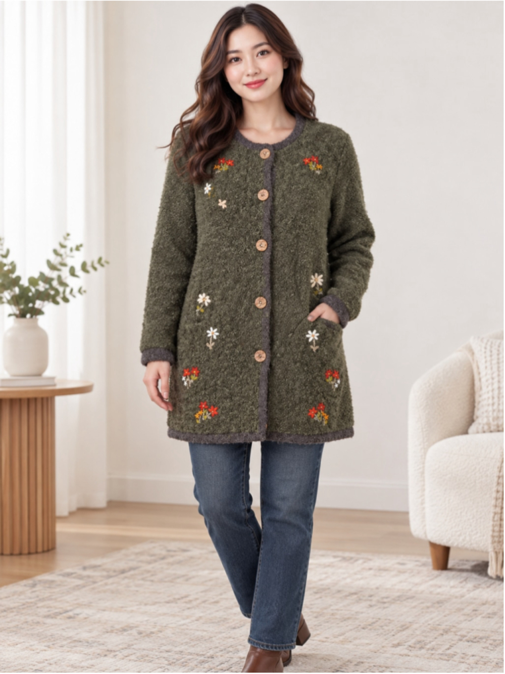 Vintage Alphorn Trachten cardigan